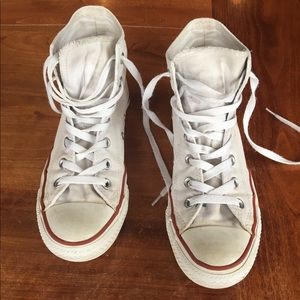 White high top Converse